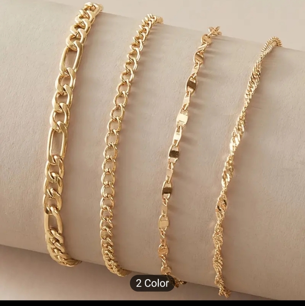 Nwt 4pc anklet/ bracelet set